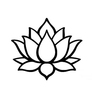 Quadro Decorativo Flor de Lotus Fina