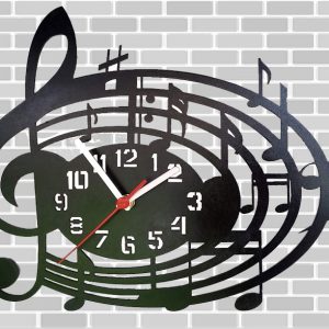Relógio Notas Musicais