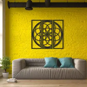 Quadro decorativo Mandalas Círculos