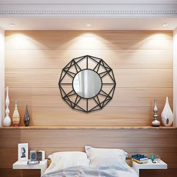 Espelho Decorativo em Acrílico Polígonos - Image 2