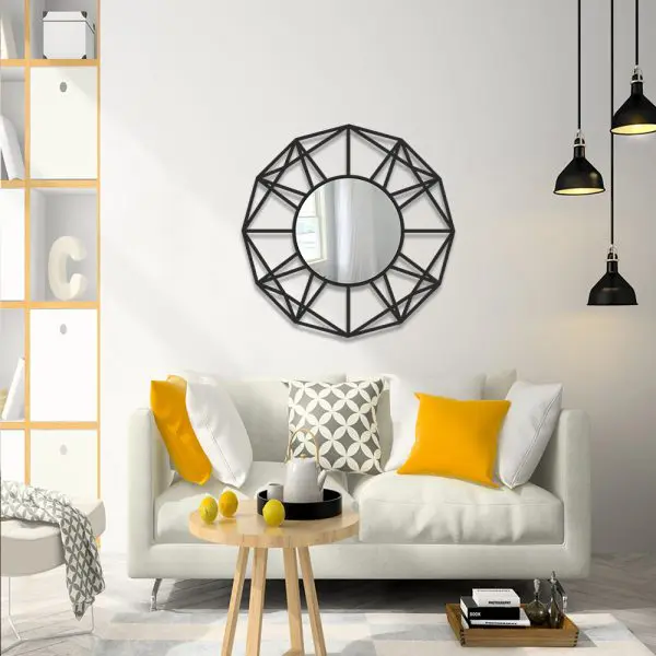 Espelho Decorativo em Acrílico Polígonos - Image 3