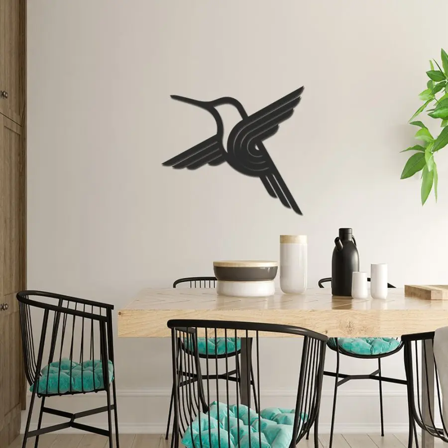 Placa Decorativa Colibri