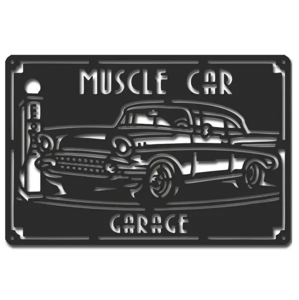 Placa Decorativa modelo Muscle Car - Image 2