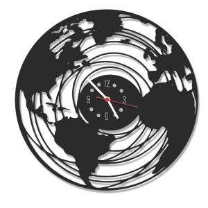 Relógio de Parede modelo Mapa  Mundi