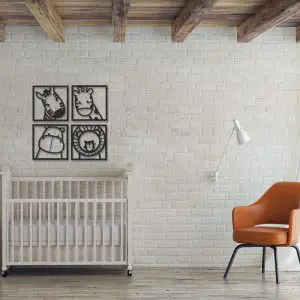 Quadro decorativo Infantil Savana
