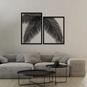 Quadro decorativo Folhas Coqueiro