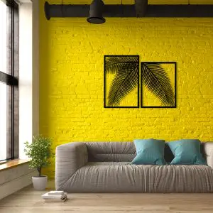 Quadro decorativo Folhas Coqueiro