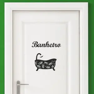 Enfeite de Porta Banheiro