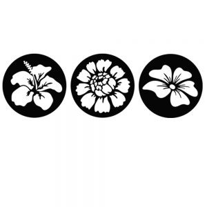 Mandala Decorativa Trio Flores