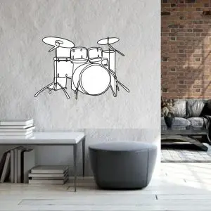 Placa Decorativa Bateria
