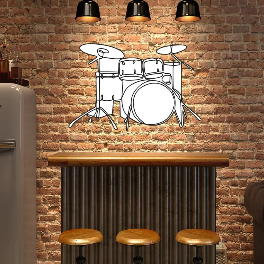 Placa Decorativa Bateria