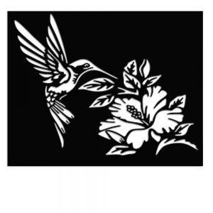 Placa Decorativa Beija Flor – PL184