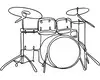 Placa Decorativa Bateria