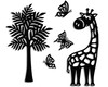 Placa Decorativa Girafinha