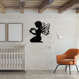 Placa Decorativa Fada