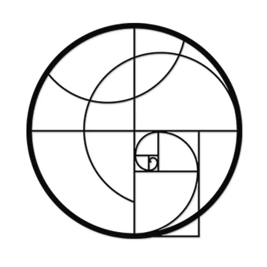 Quadro Decorativo em MDF Espiral de Fibonacci - Imagem 5