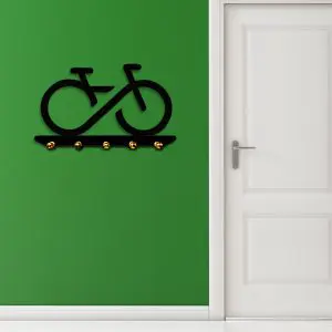 Porta Chaves em Mdf Bike com Símbolo do Infinito