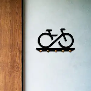 Porta Chaves em Mdf Bike com Símbolo do Infinito