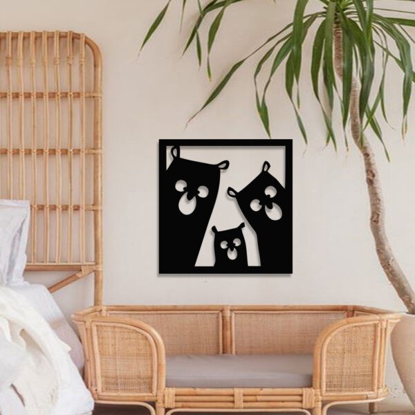 Quadro Decorativo em Mdf Family Dogs - Image 2