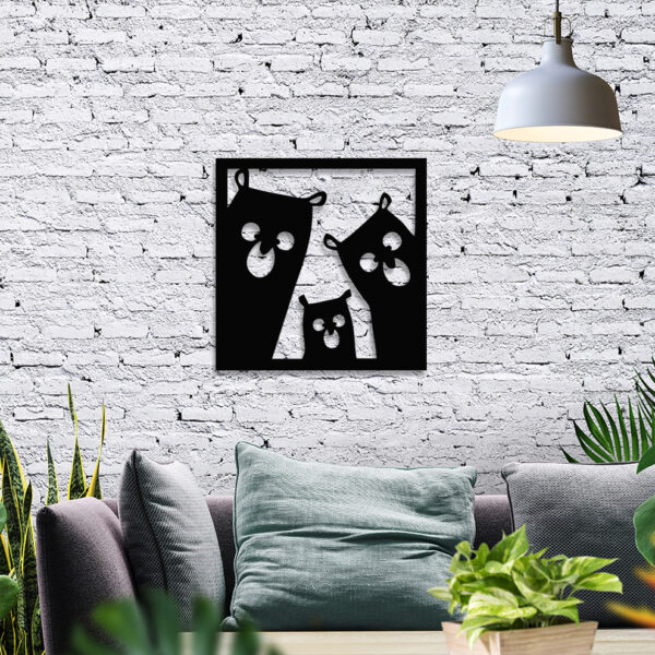 Quadro Decorativo em Mdf Family Dogs - Image 4