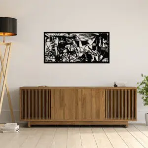 Quadro Decorativo em mdf Releitura Guernica de Pic...