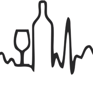 Placa Decorativa Vinho e Avião