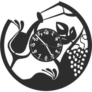 Relógio Vinho estilizado